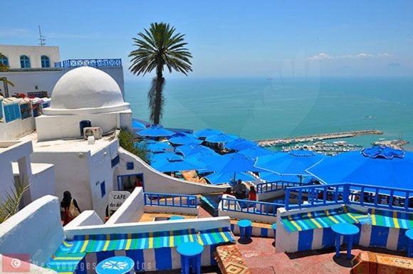 Villa The Blue And White Perle Sidi Bou Ali Esterno foto